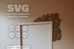 Christmas Door Corner SVG Product Image 2