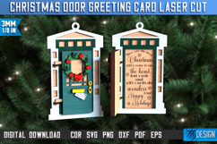 3D Christmas Doors Greeting Cards Laser Cut Bundle Product Image 12