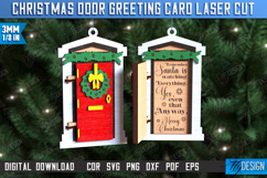 3D Christmas Doors Greeting Cards Laser Cut Bundle Product Image 4