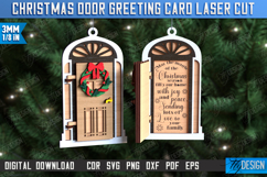 3D Christmas Doors Greeting Cards Laser Cut Bundle Product Image 7
