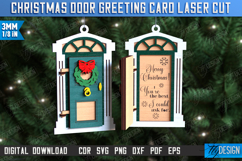 3D Christmas Doors Greeting Cards Laser Cut Bundle Product Image 8