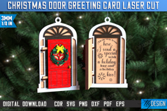3D Christmas Doors Greeting Cards Laser Cut Bundle Product Image 9
