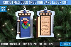 3D Christmas Doors Greeting Cards Laser Cut Bundle Product Image 10