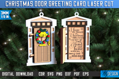3D Christmas Doors Greeting Cards Laser Cut Bundle Product Image 11