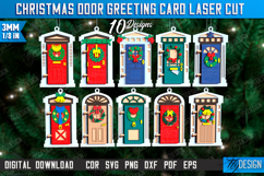 3D Christmas Doors Greeting Cards Laser Cut Bundle Product Image 1