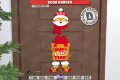 Christmas Door Hangers Laser Cut Bundle|Xmas Wall Decor SVG Product Image 3
