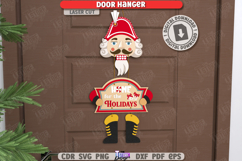 Christmas Door Hangers Laser Cut Bundle|Xmas Wall Decor SVG Product Image 11