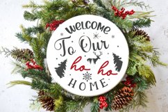Welcome to our ho ho home SVG Product Image 2