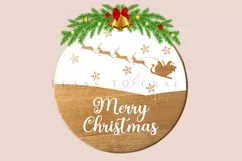 christmas Door Sign SVG instant download digital files layered files EPS PNG SVG DXF PDF JPG