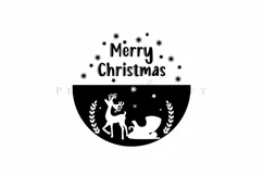 christmas Door Sign SVG instant download digital files layered files EPS PNG SVG DXF PDF JPG