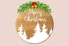 christmas Door Sign SVG instant download digital files layered files EPS PNG SVG DXF PDF JPG