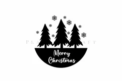 christmas Door Sign SVG instant download digital files layered files EPS PNG SVG DXF PDF JPG