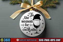 Christmas Drink Round Ornaments SVG Bundle Christmas Drunk SVG Bundle Christmas Drunk Ornament Christmas Drink SVG Christmas Drunk Bundle Christm