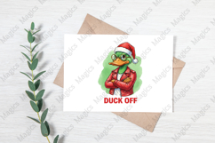 Christmas Duck off Clipart PNG Product Image 3