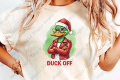 Christmas Duck off Clipart PNG Product Image 4