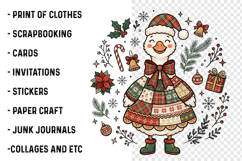 Christmas Duck Sublimation Png Product Image 3
