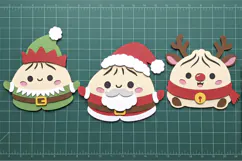 Christmas Dumplings 3D SVG Product Image 4