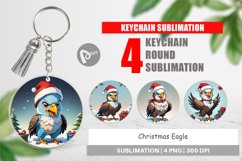 Keychain Cartoon Christmas Eagle Product Image 1
