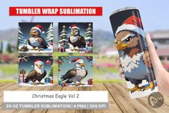 Tumbler Wrap Cartoon Christmas Eagle Product Image 1