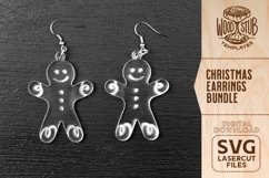 Christmas Earrings SVG, Christmas Earrings Bundle, Christmas Product Image 5