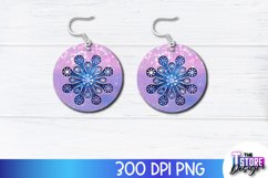 Christmas Earrings Sublimation Bundle| Christmas PNG Design Product Image 11