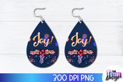 Christmas Earrings Sublimation Bundle| Christmas PNG Design Product Image 18