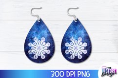 Christmas Earrings Sublimation Bundle| Christmas PNG Design Product Image 21