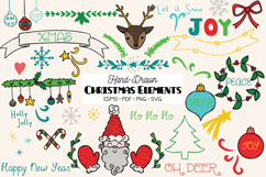 Christmas Elements Color | Decorative Holiday Ornaments Product Image 1