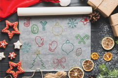 Christmas Elements Color | Decorative Holiday Ornaments Product Image 9