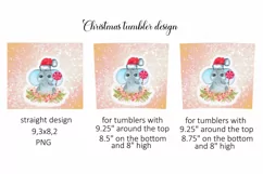 Christmas Elephant Skinny Tumbler Product Image 2