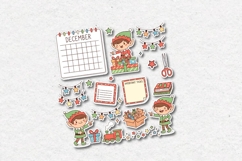 Christmas Stickers Sheet, Printable Stickers Product Image 2