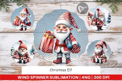 Wind Spinner Christmas Elf Product Image 1