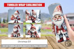Tumbler Wrap Christmas Elf Product Image 1