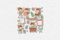 Christmas Stickers Sheet, Printable Stickers Product Image 2