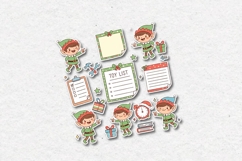 Christmas Stickers Sheet, Printable Stickers Product Image 2