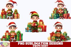 Christmas Elf PNG | Christmas Elf Sublimation |Christmas PNG Product Image 4