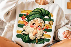 Christmas Elf Brushstroke Clipart PNG Product Image 3