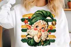 Christmas Elf Brushstroke Clipart PNG Product Image 5
