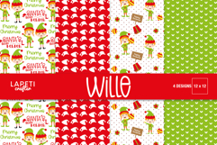 Festive holiday papers for Christmas card making
