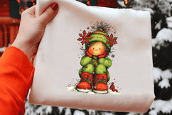 Christmas Elf Clipart PNG Product Image 2