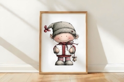 Christmas Elf Clipart Sublimation Product Image 3