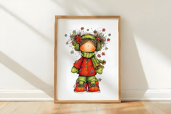 Christmas Elf Clipart PNG Product Image 3