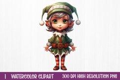 Christmas Elf Clipart, Christmas Elf Sublimation, Christmas Elf watercolor, Watercolor Christmas Elf, Christmas Elf Clip Art, Christmas Elf PNG, Christmas Elf Sublimation PNG, Christmas Elf Clipart PNG, Christmas Elf Watercolor Bundle, Christmas Elf Clipa