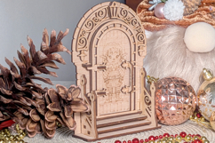 Christmas Elf Door - Laser File, SVG plan for Cutting Product Image 5