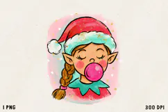 Festive Christmas Sublimation PNG | Funny Holiday Clipart Product Image 1