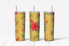 Christmas elf girl Skinny tumbler wrap design