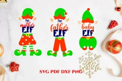 christmas elf quotes designs are The father elf, the mother elf, baby elf witj elf hat ears