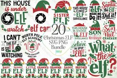 Christmas Elf SVG PNG Bundle Sublimation Product Image 1