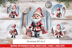 Wind Spinner Christmas Elf Product Image 1