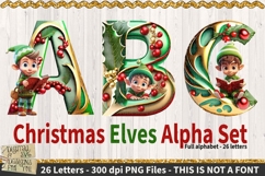 Alphabet Bundle - 10 Sets / Doodle Alphabet / Christmas Product Image 6